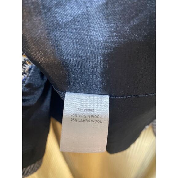 Pendleton Womens Blazer 75% Virgin Wool 25% Lambs Wool Check Prints Size 16 - Picture 4 of 7